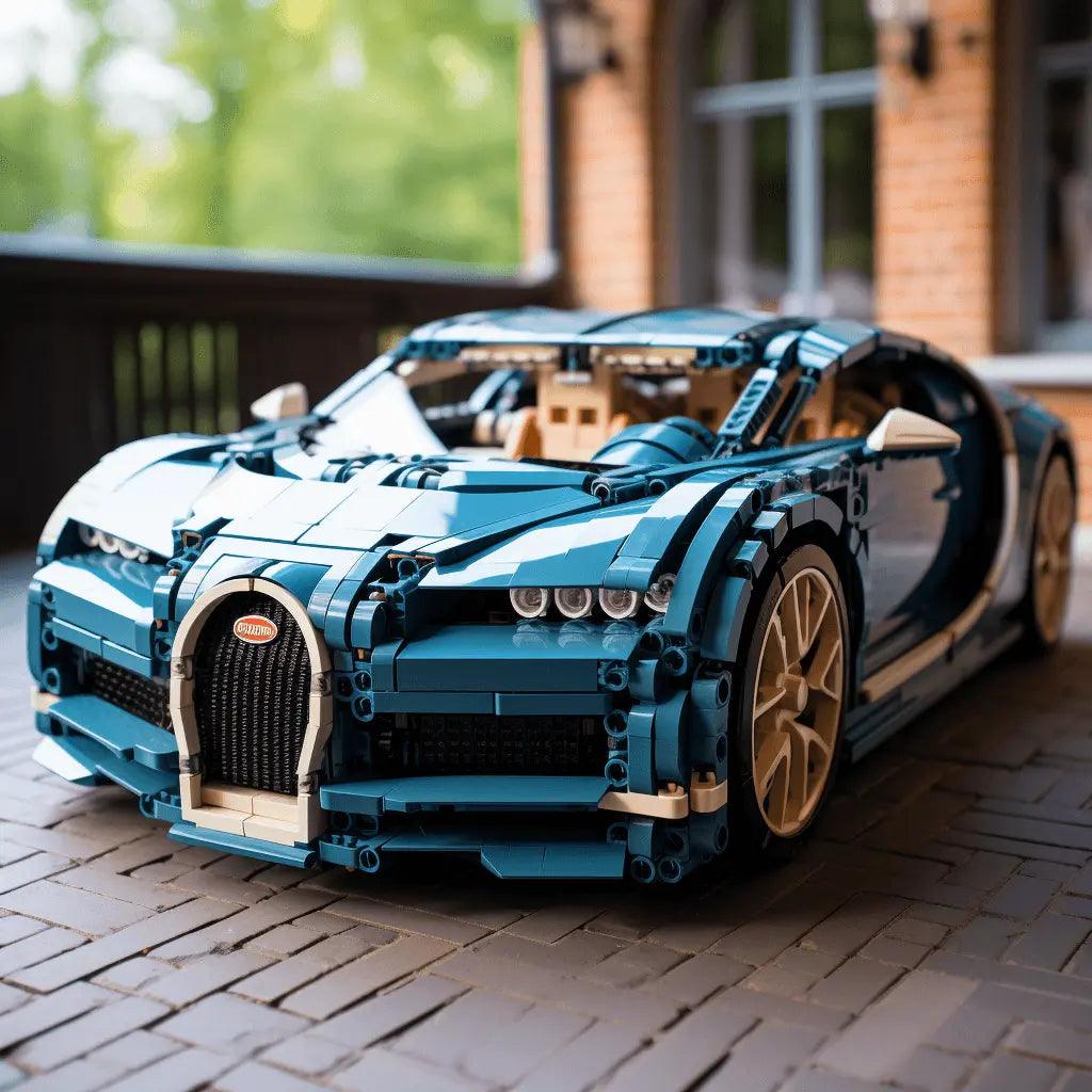 LEGOs erstaunliche Leistung: Ein lebensgroßer, fahrbarer LEGO Bugatti Chiron, den Sie tatsächlich lenken können