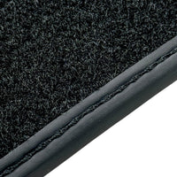 Black Leather Floor Mats for Rolls Royce Phantom VIII (2017-2024) ER56 Design - AutoWin