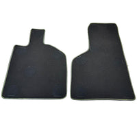 Black Floor Mats for Lamborghini Huracan Tecnica with Alcantara Leather - AutoWin