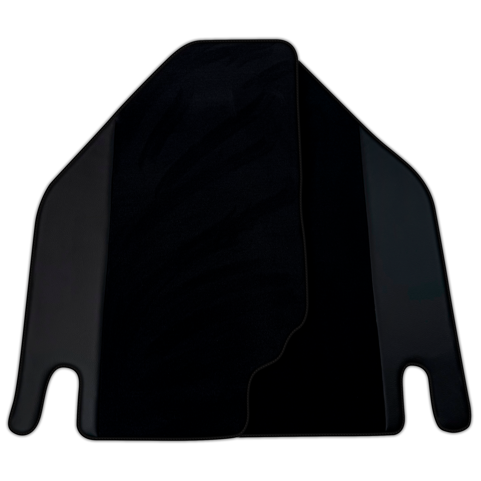 Lamborghini Countach Black Floor Mats (1974-1990) - Premium Leather