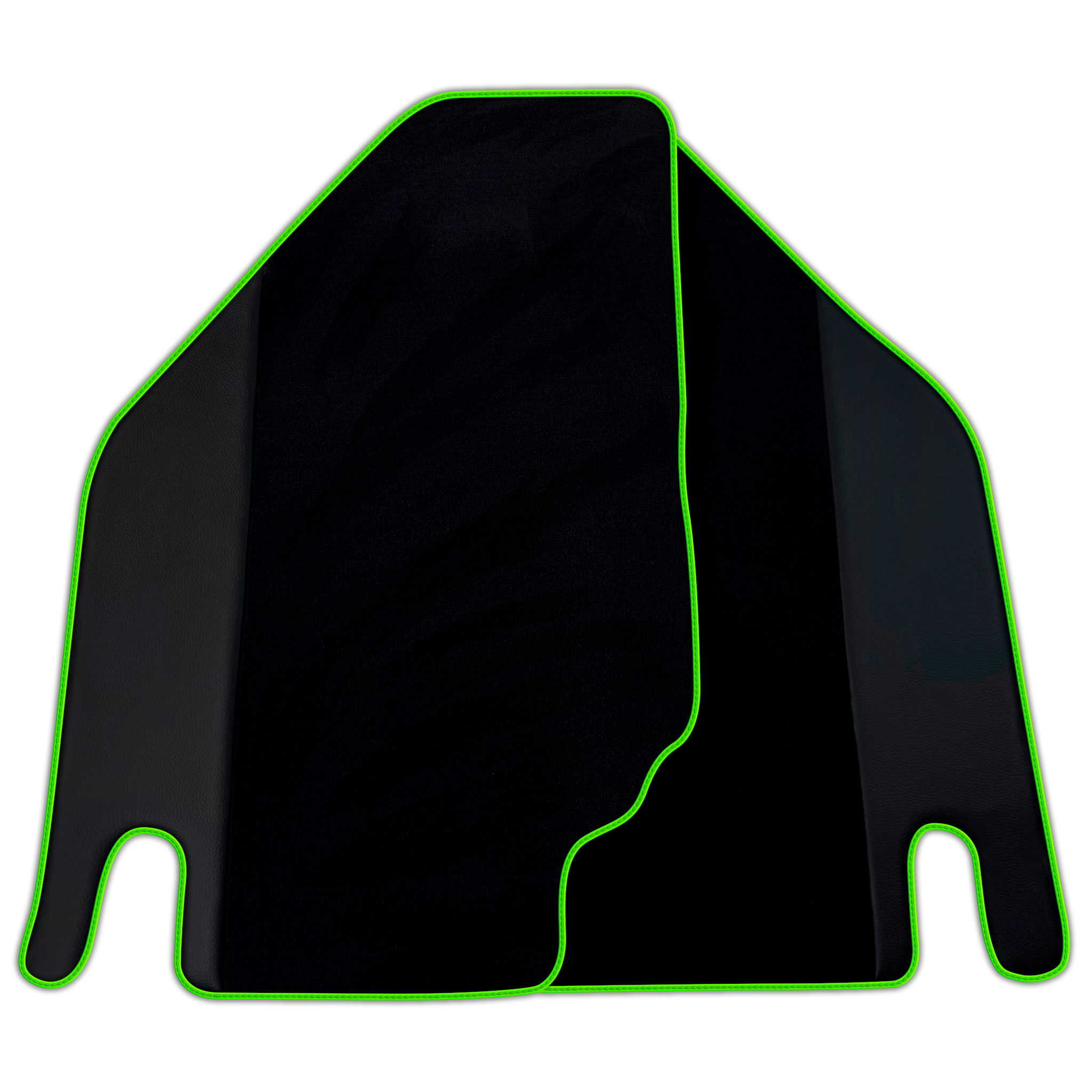 Lamborghini Countach Black Floor Mats (1974-1990) - Premium Leather