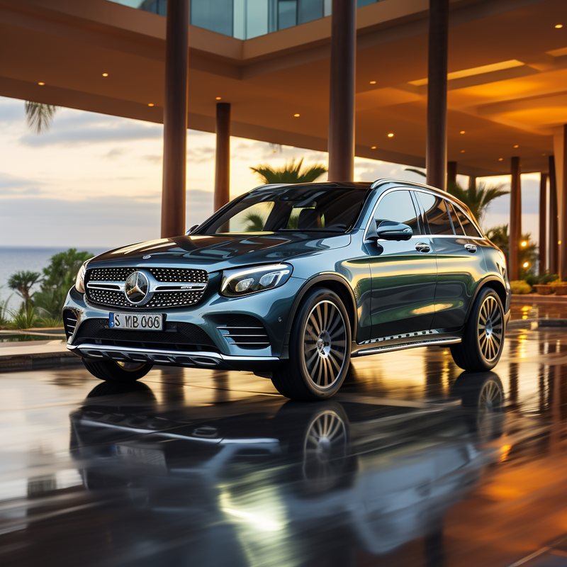 Eleve su Mercedes GLC X253 SUV (2016-2019) híbrido con tapetes premium de Autowin