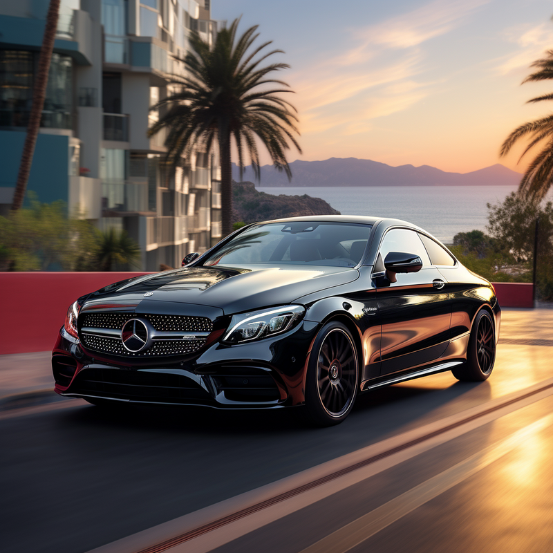 Werten Sie Ihr Mercedes-Benz C-Klasse C205 Coupé Facelift (2018–2023) mit den Premium-Fußmatten von Autowin auf