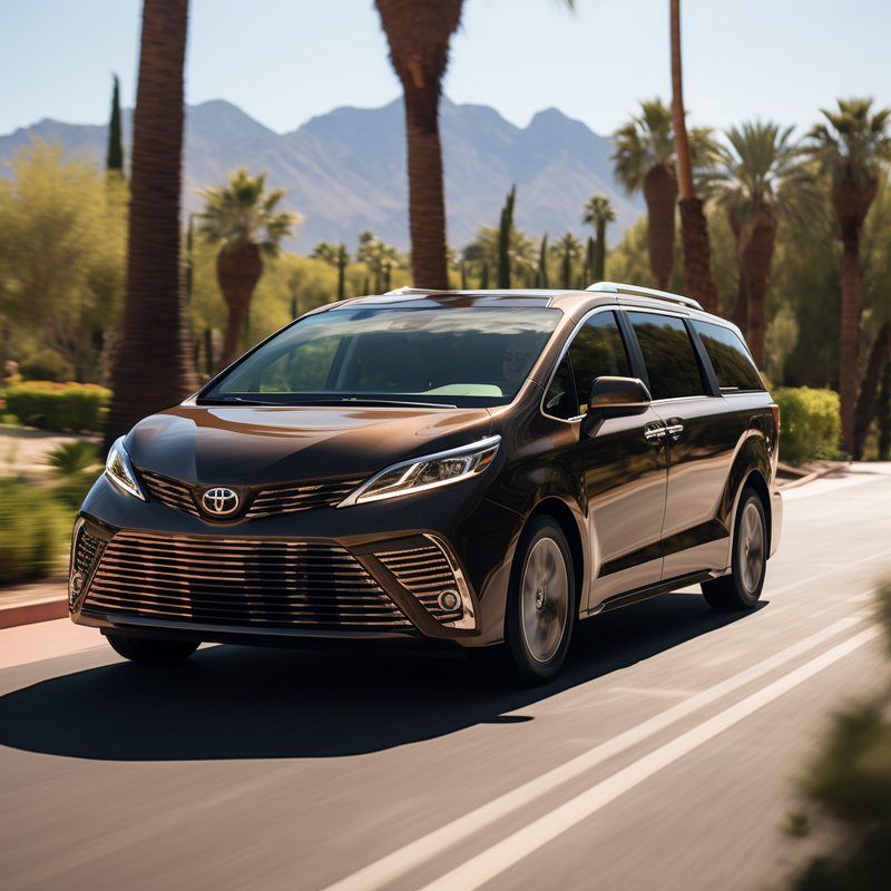 Tappetini Premium di Autowin per Toyota Sienna (2020-2023) XLE Hybrid