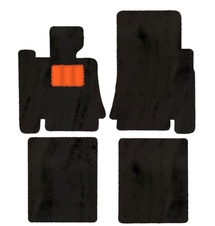 Tapis de voiture en peau de mouton pour Bentley Arnage Red Label RL (1998-2009) - Longueur de la peau de mouton, Options de couleur variées