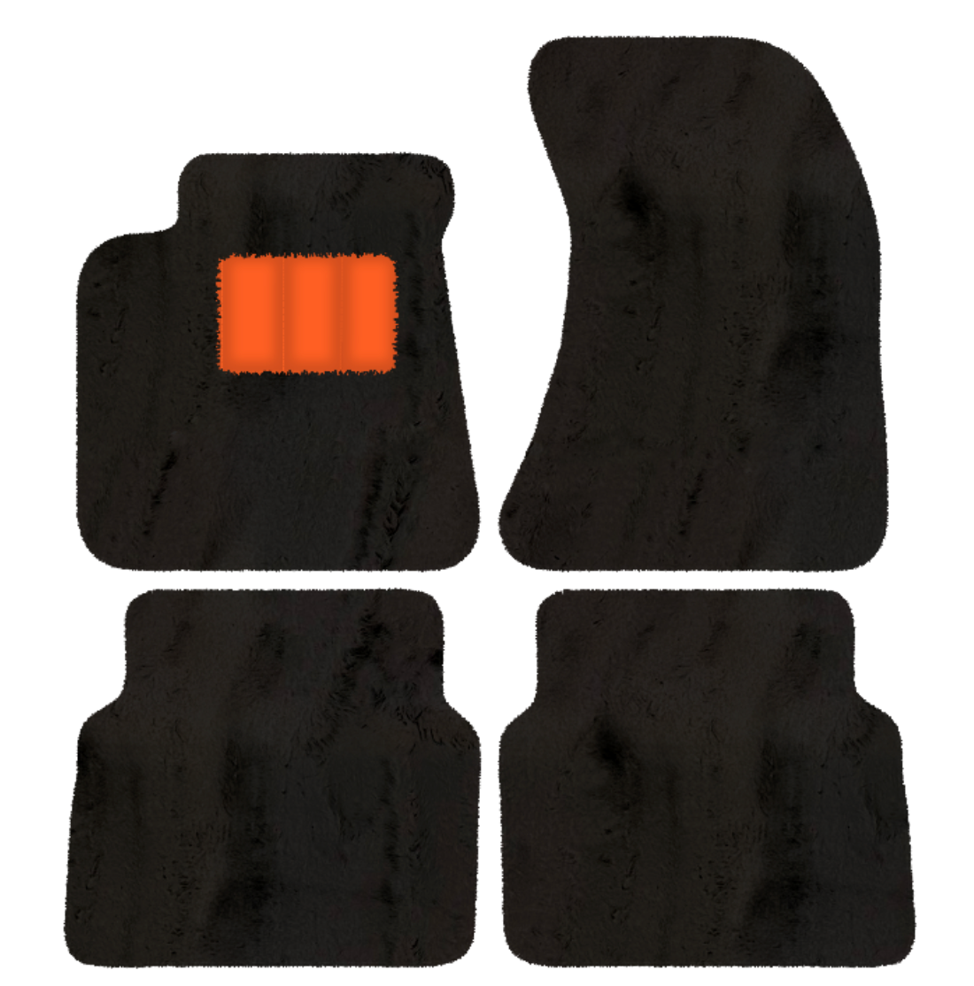 Sheepskin Floor Mats for Audi A8 D4 (2010-2017) - Sheepskin Length, Various Color Options