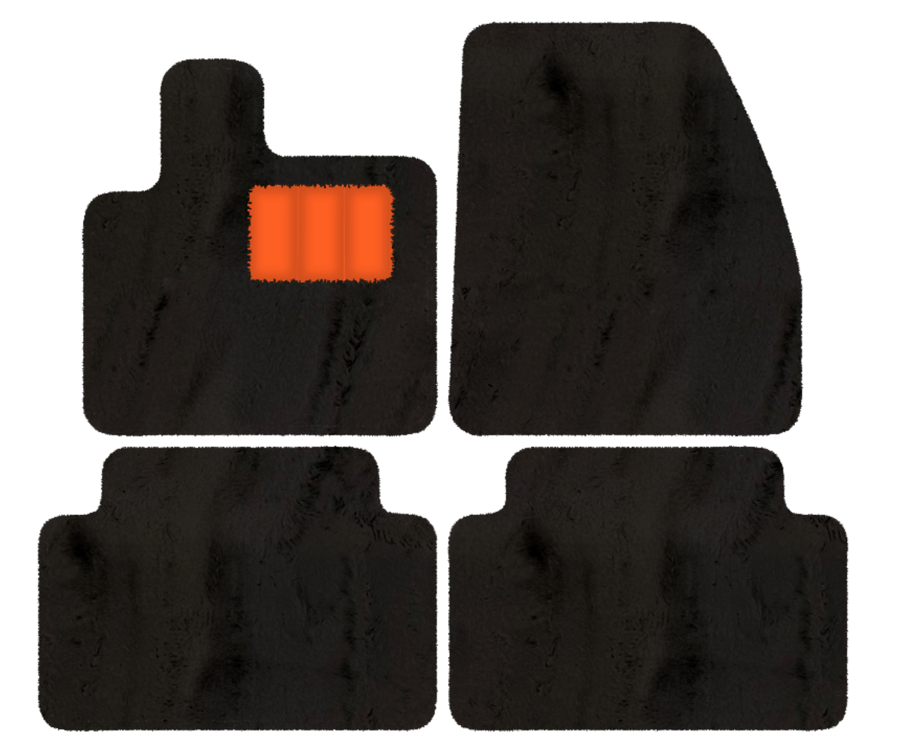 Premium Sheepskin Floor Mats for Range Rover Evoque (2016-2024)
