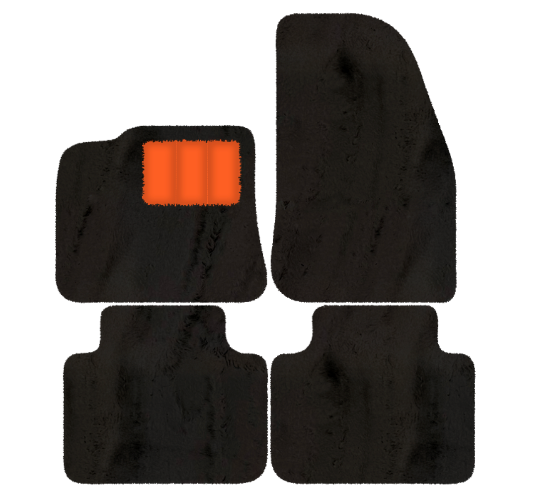 Premium Sheepskin Floor Mats for Porsche 987 Boxster (2005-2012)