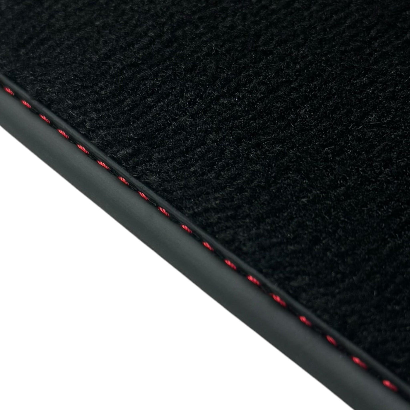 Black Floor Mats for Lamborghini Aventador SV with Alcantara Leather - AutoWin