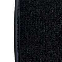 Black Floor Mats for Ferrari 512 TR 1992-1994 with Leather | Italian Edition - AutoWin