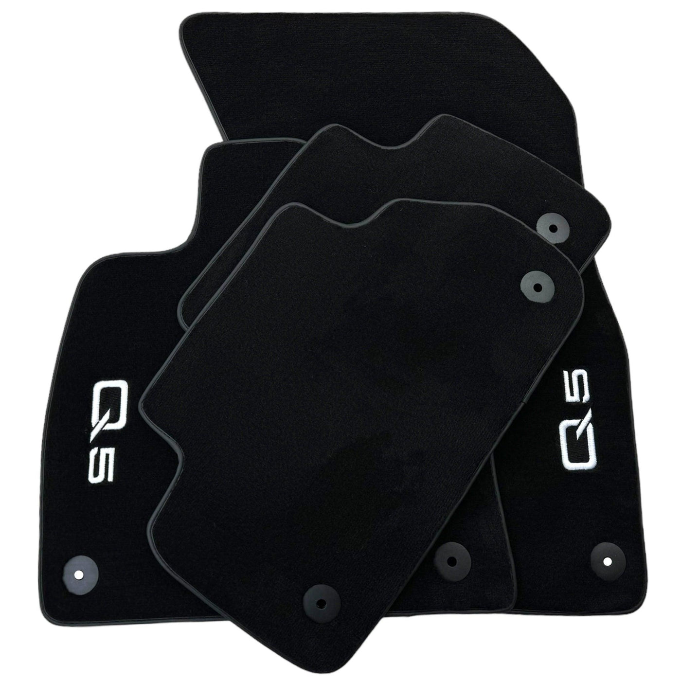 Black Floor Mats for Audi Q5 FY (2017-2023) - AutoWin