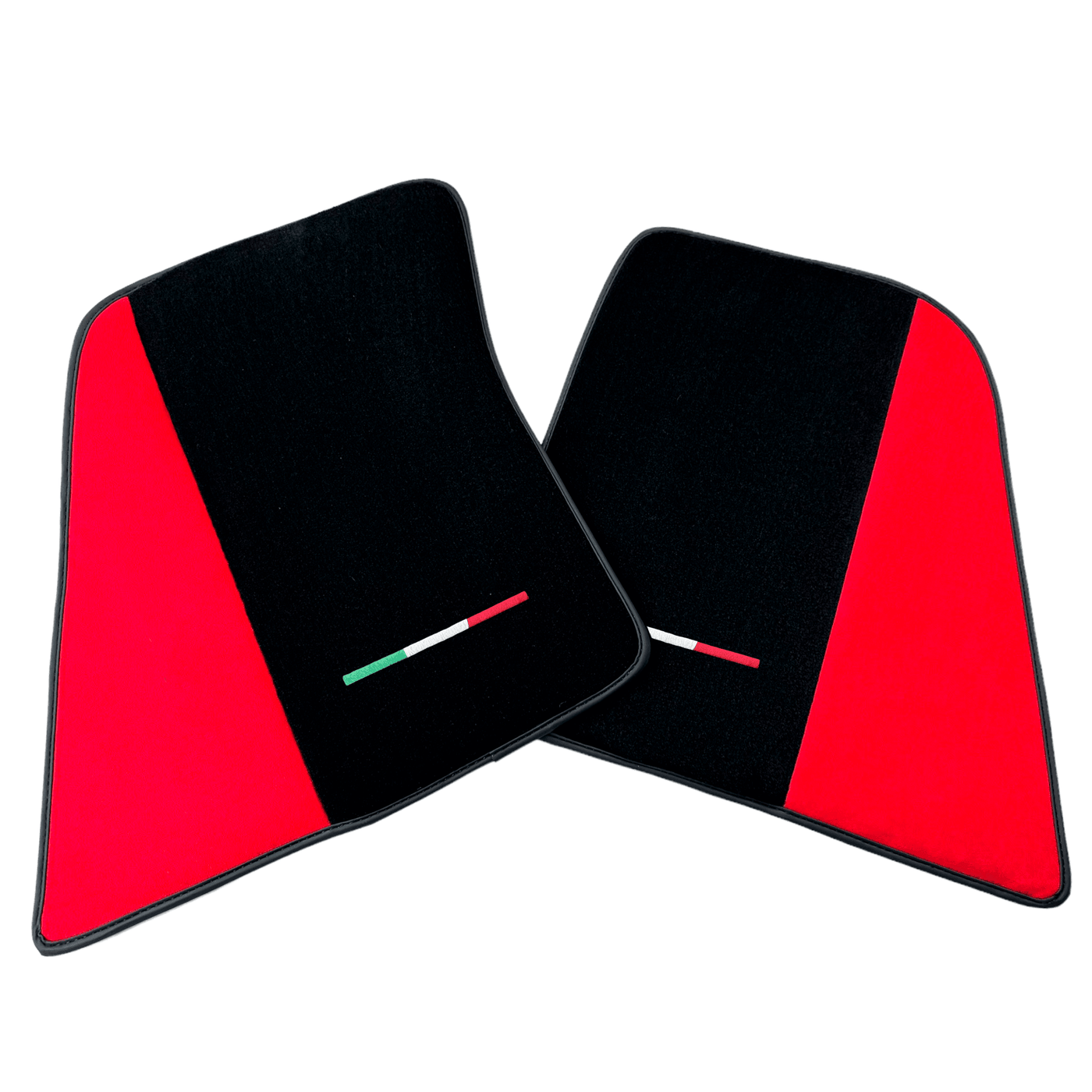 Red Floor Mats for Ferrari 296 GTB (2022-2024) with Alcantara Leather - AutoWin