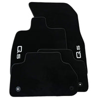Black Floor Mats for Audi Q5 8R Hybrid (2008-2017) - AutoWin