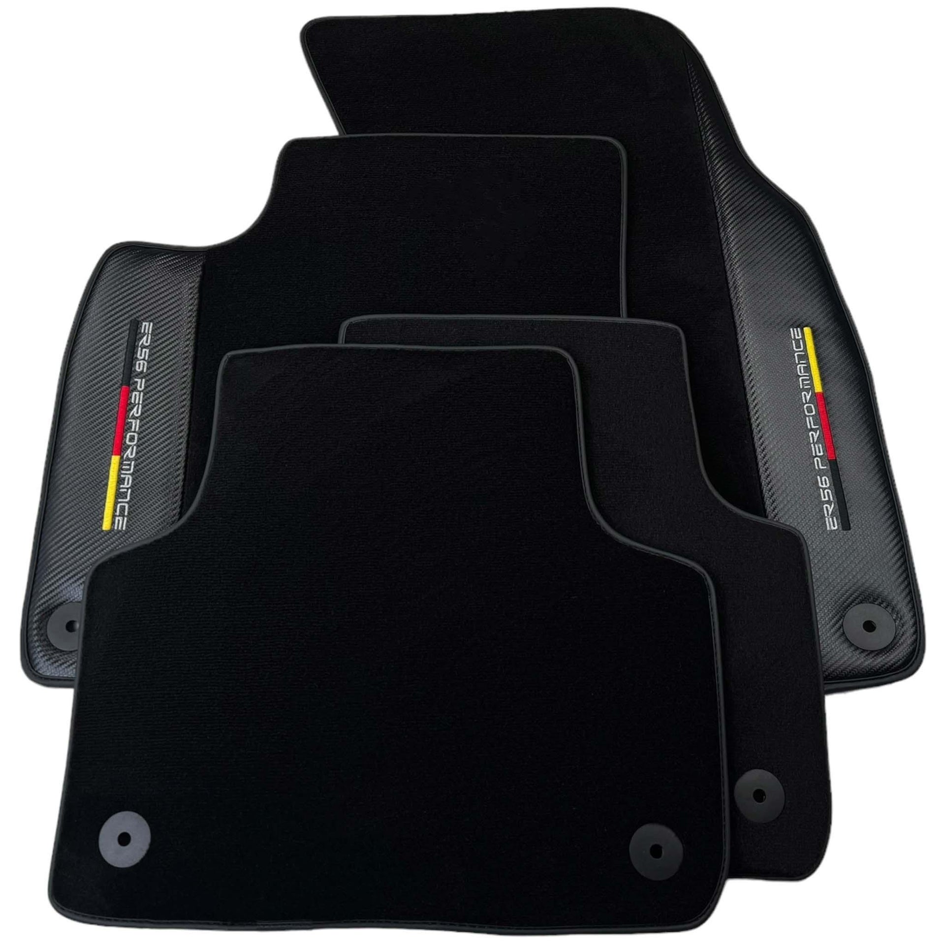 Black Floor Mats for Audi A6 - C7 Avant (2011-2018) | ER56 Performance - AutoWin