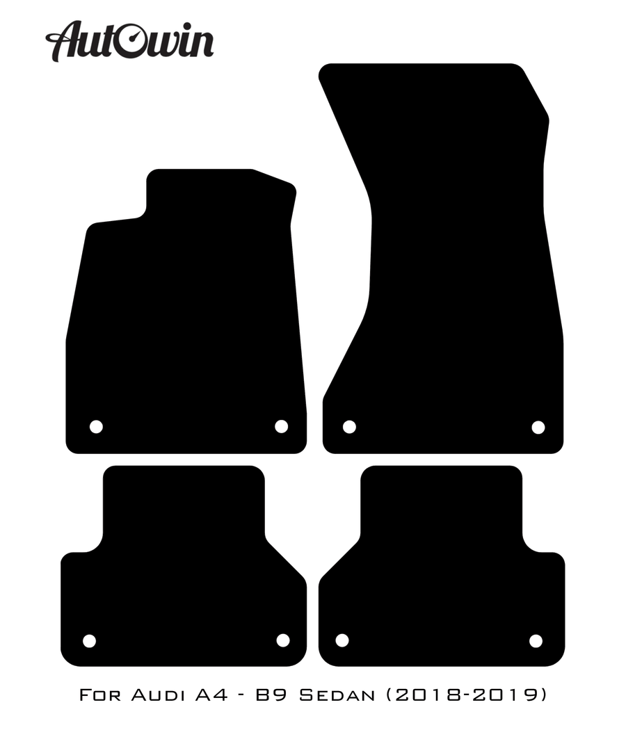 Floor Mats for Audi A4 - B9 Sedan (2018-2019) - AutoWin