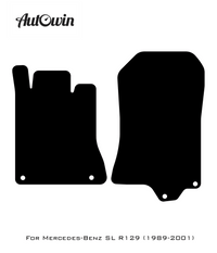 Beige Floor Mats For Mercedes-Benz SL R129 (1989-2001) - AutoWin