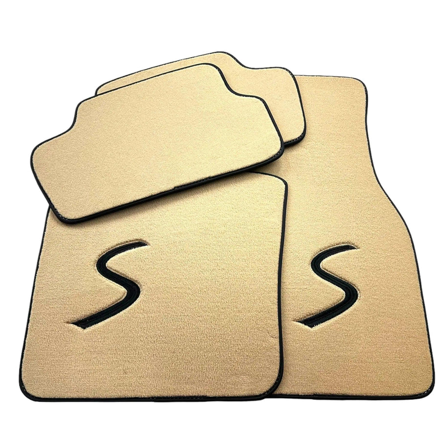 Beige Floor Mats for Mini Clubman F54 (2015-2019) - AutoWin