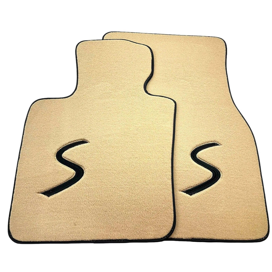 Beige Floor Mats for Mini Clubman F54 (2015-2019) - AutoWin
