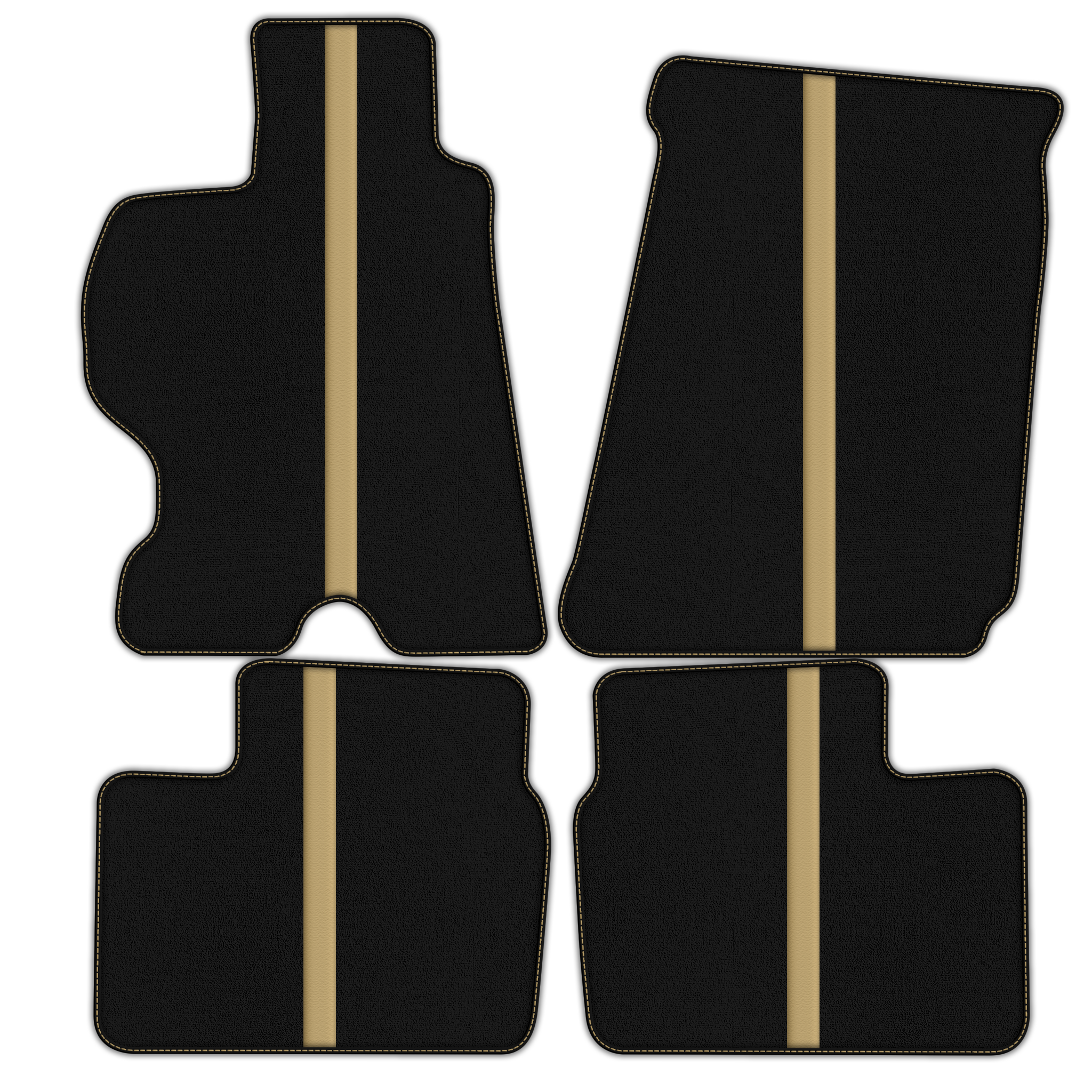 Premium Black Floor Mats for Ferrari F12 Berlinetta (2012-2022)