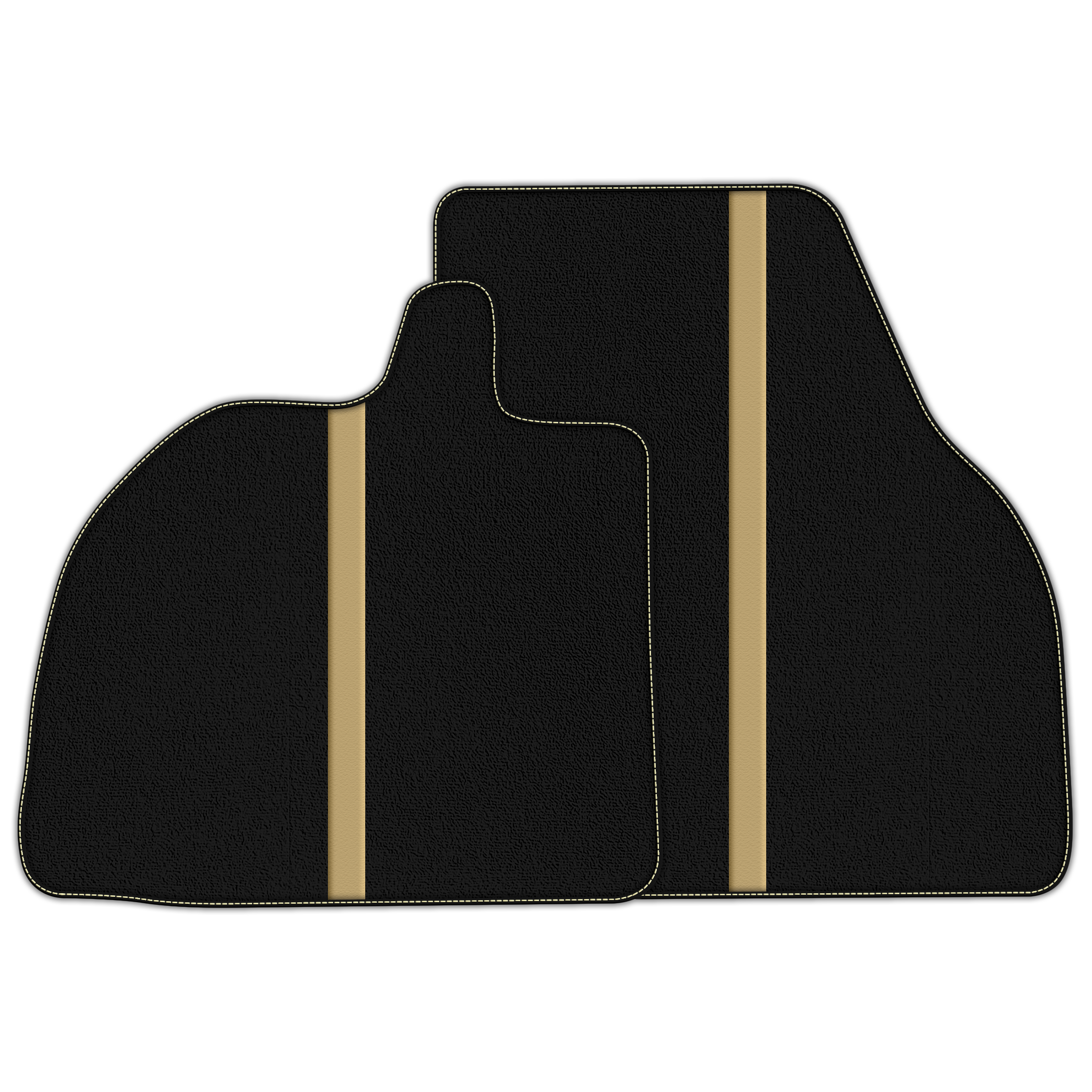 Premium High-Quality Black Floor Mats for 1984-1996 Ferrari Testarossa