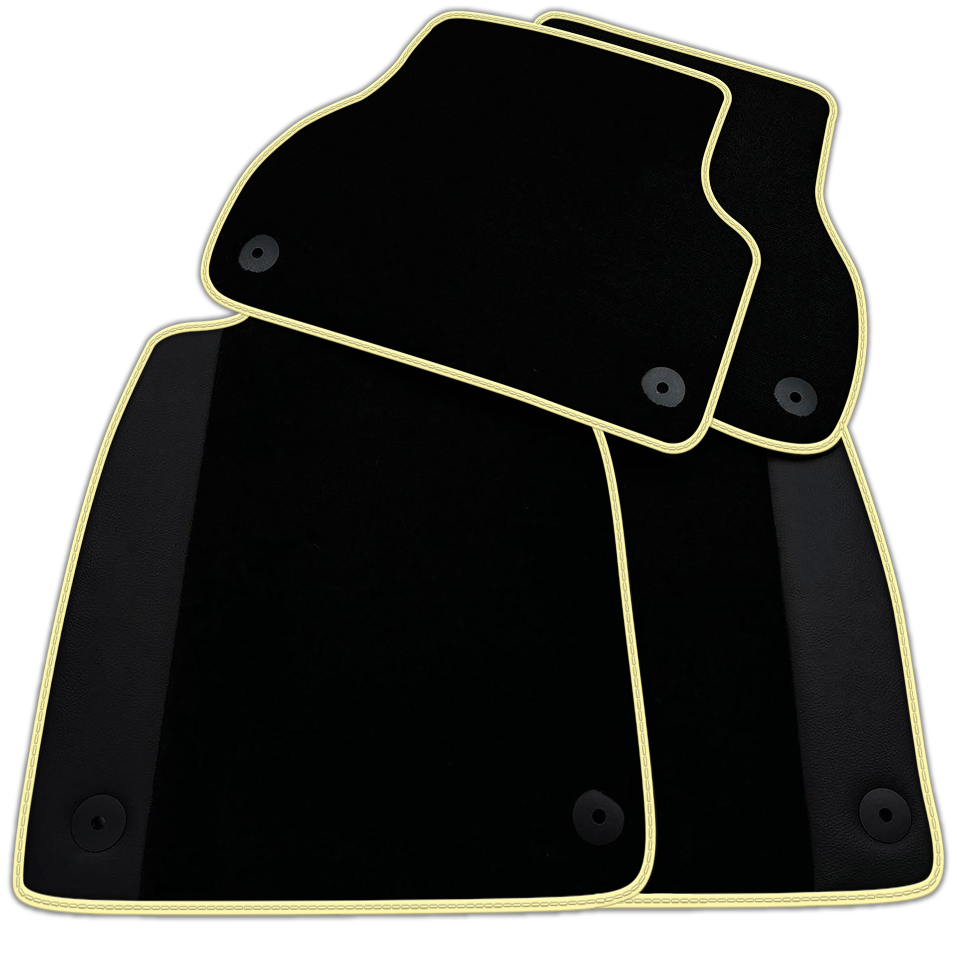 Customizable Black Floor Mats for Audi RS Q3 (2013-2024)