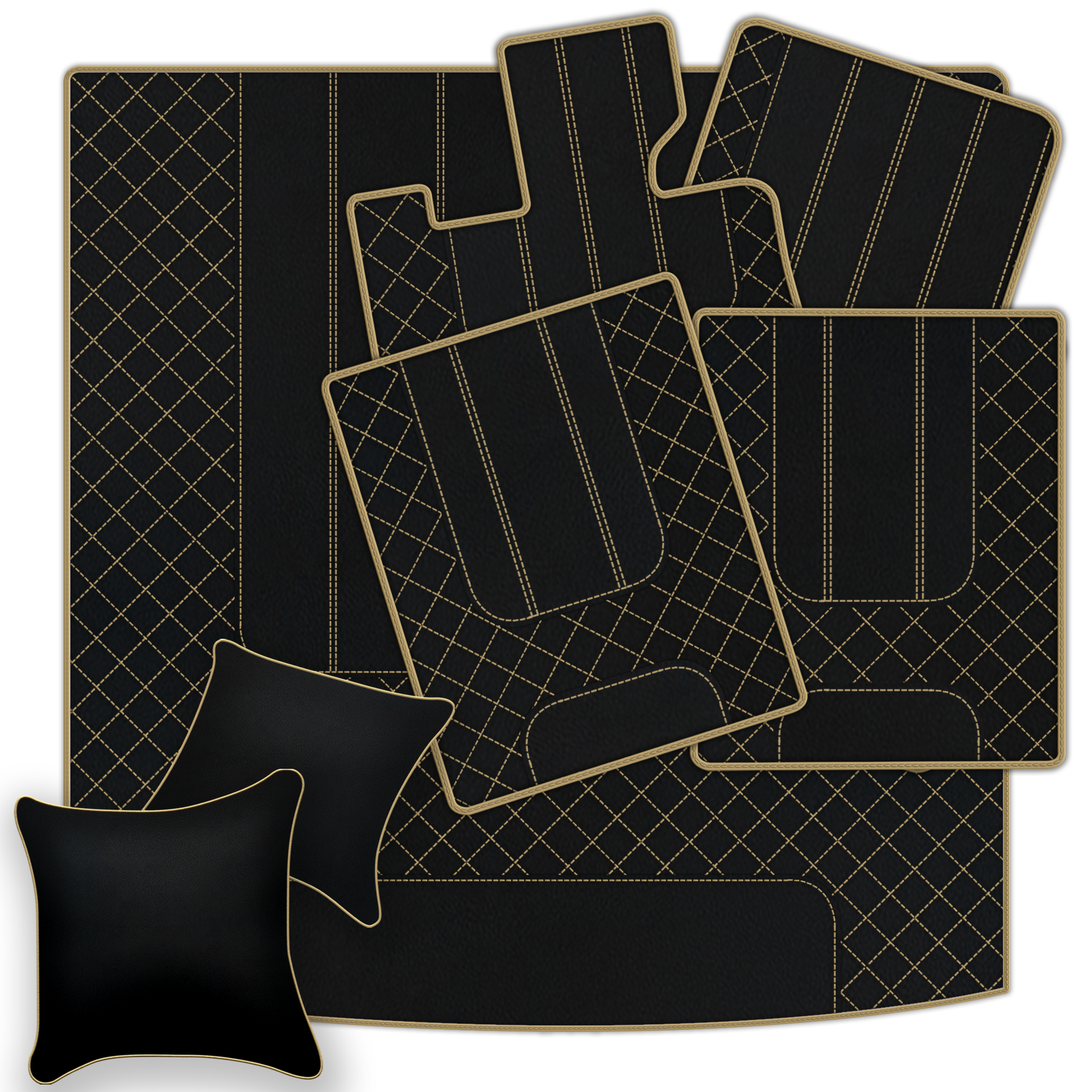 Red Floor Mats For Bentley Arnage Red Label RL (1998-2009) - AutoWin