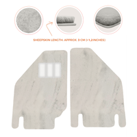 Premium Sheepskin Floor Mats for Ferrari Purosangue (2023-2024)