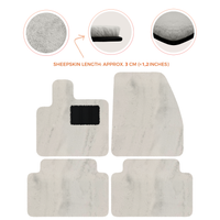 Premium Sheepskin Floor Mats for Range Rover Evoque (2016-2024)