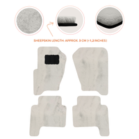 Luxury Sheepskin Floor Mats for Land Rover Discovery (2017-2026)