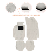 Alfombrillas de piel de oveja para Porsche 911 - 964 (1989-1994) - Longitud de piel de oveja, varias opciones de color