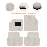 Luxury Sheepskin Floor Mats for Aston Martin V8 Coupe (1996-2000)