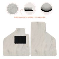 Premium Sheepskin Floor Mats for Lamborghini Aventador (2012-2022)