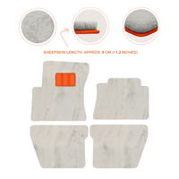 Premium Sheepskin Floor Mats for Bentley Flying Spur (2019-2023)