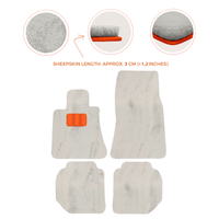 Premium Sheepskin Floor Mats for Bentley Continental GTC (2011-2018)