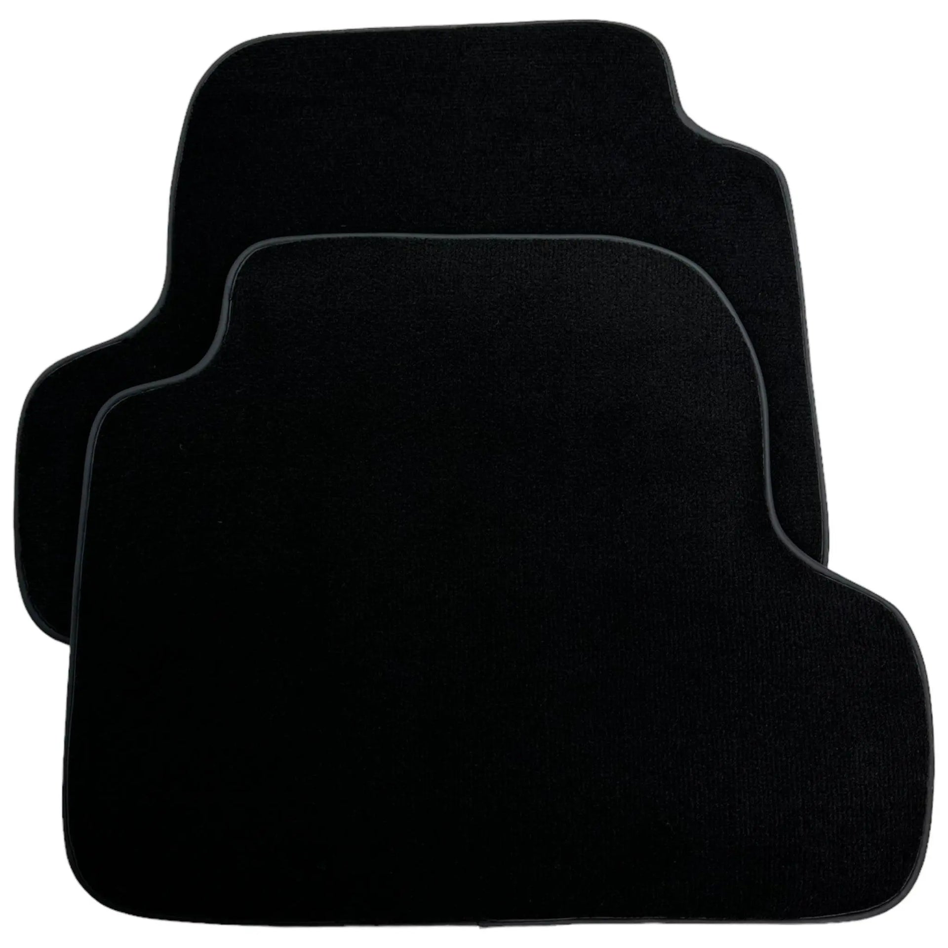 Black Floor Mats For BMW 4 Series F32 With Color Stripes Tailored Set Perfect Fit - AutoWin