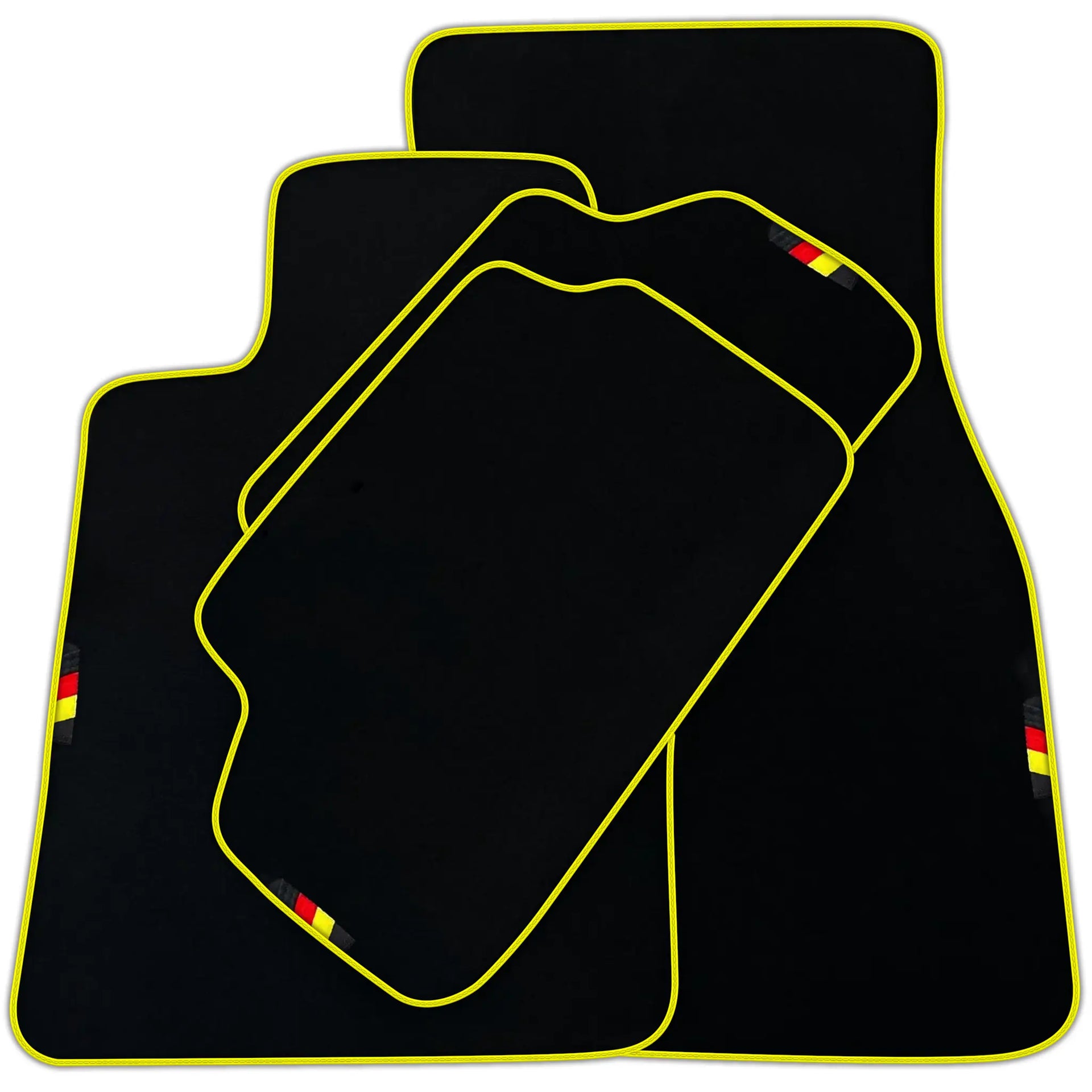 Black Floor Mats For BMW 7 Series G12 Germany Edition AutoWin Brand | Various Trim Colors