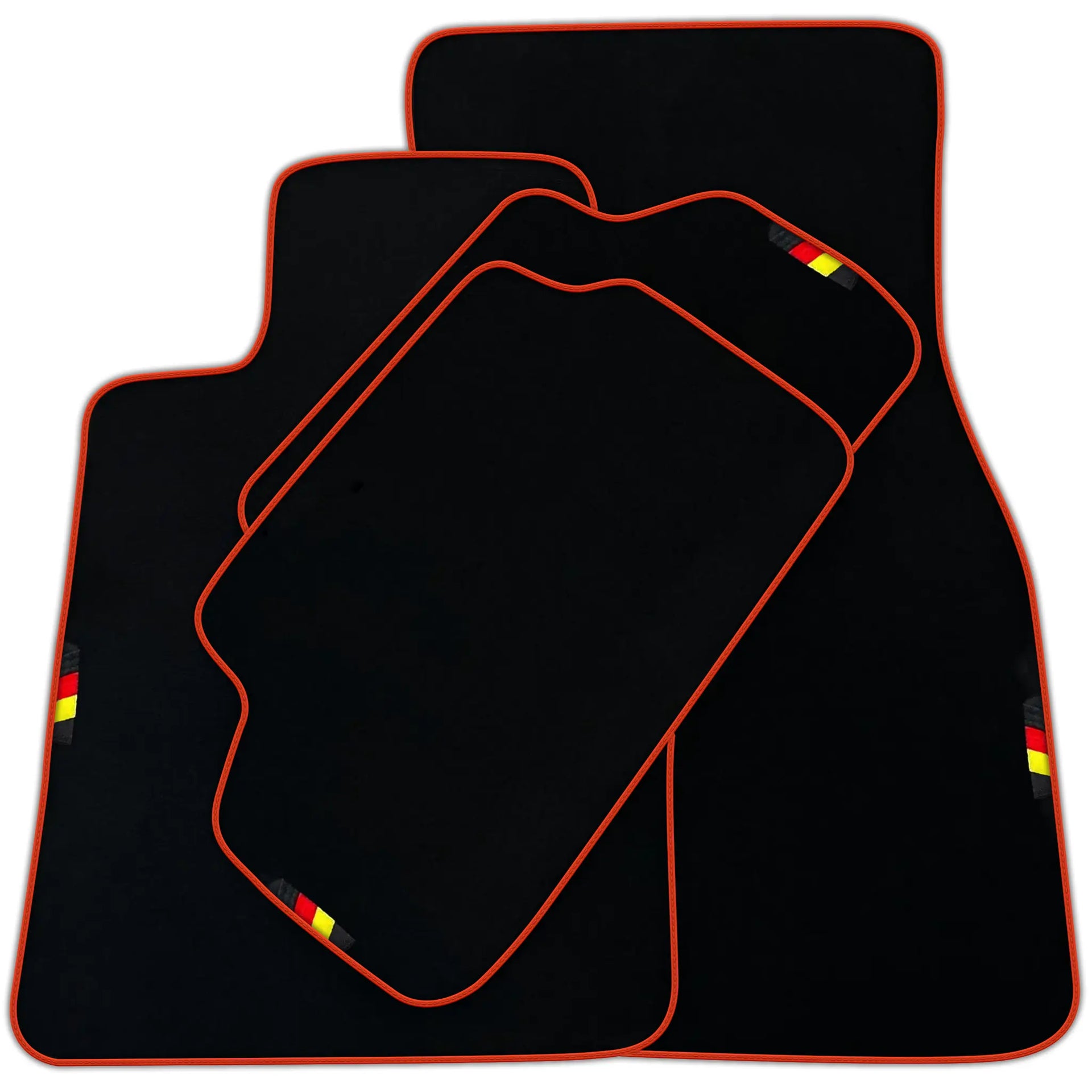 Black Floor Mats For BMW M3 F80 Series Germany Edition AutoWin Brand | Various Trim Colors