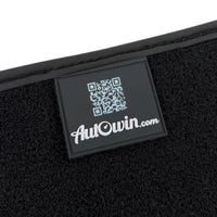 Black Floor Mats for BMW Gran Tourer F46 (2015-2022) 7 Seats | Green Leather Borders