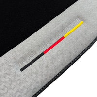 Black Floor Mats for BMW G60 (2023-2026) Sedan with Gray Leather