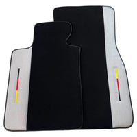 Black Floor Mats for BMW U06 (2022-2026) with Gray Leather
