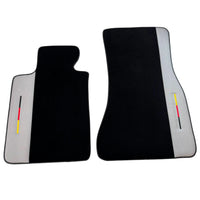 Black Floor Mats for BMW U06 (2022-2026) with Gray Leather