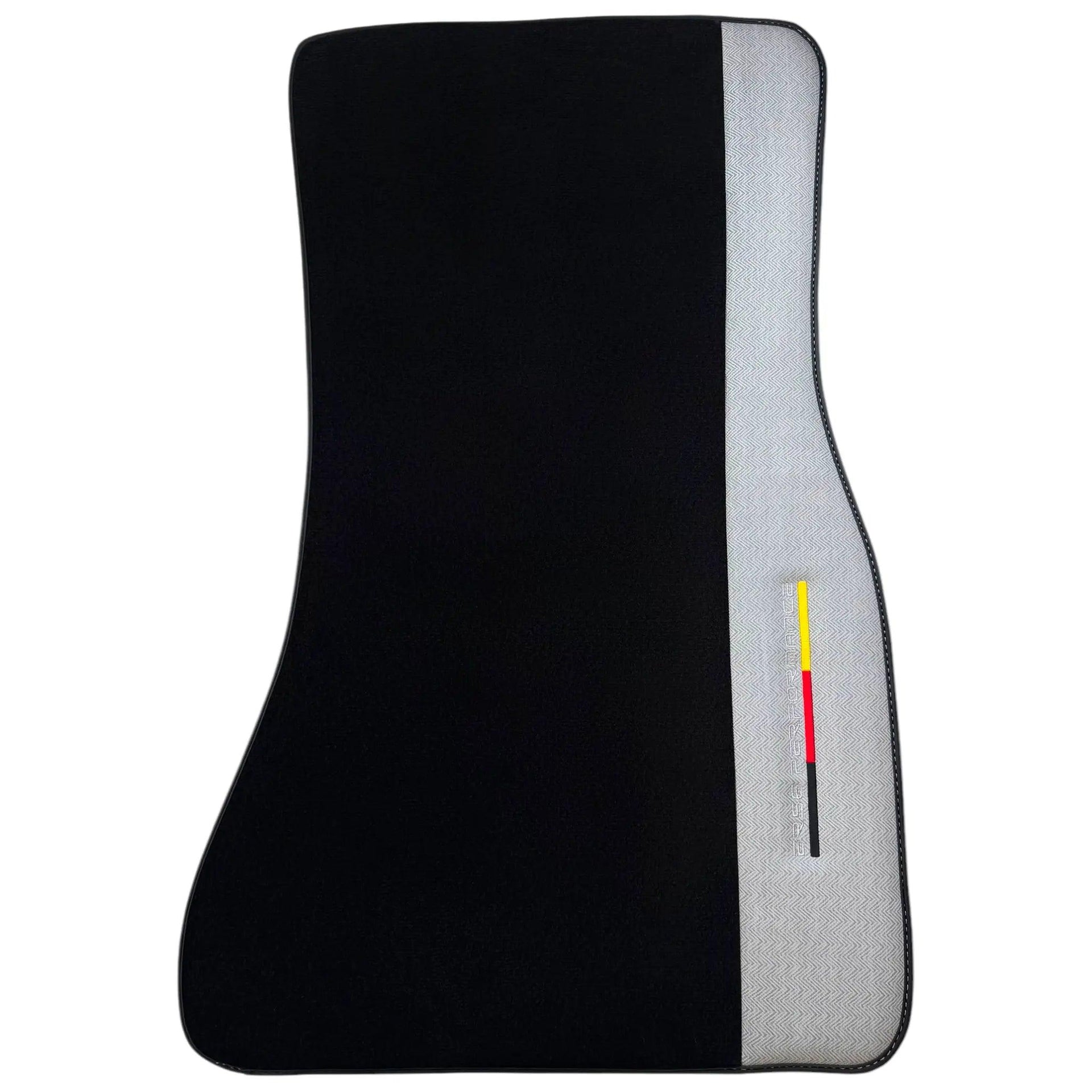 Black Floor Mats for BMW Gran Tourer F46 (2015-2022) 5 Seats with Gray Leather