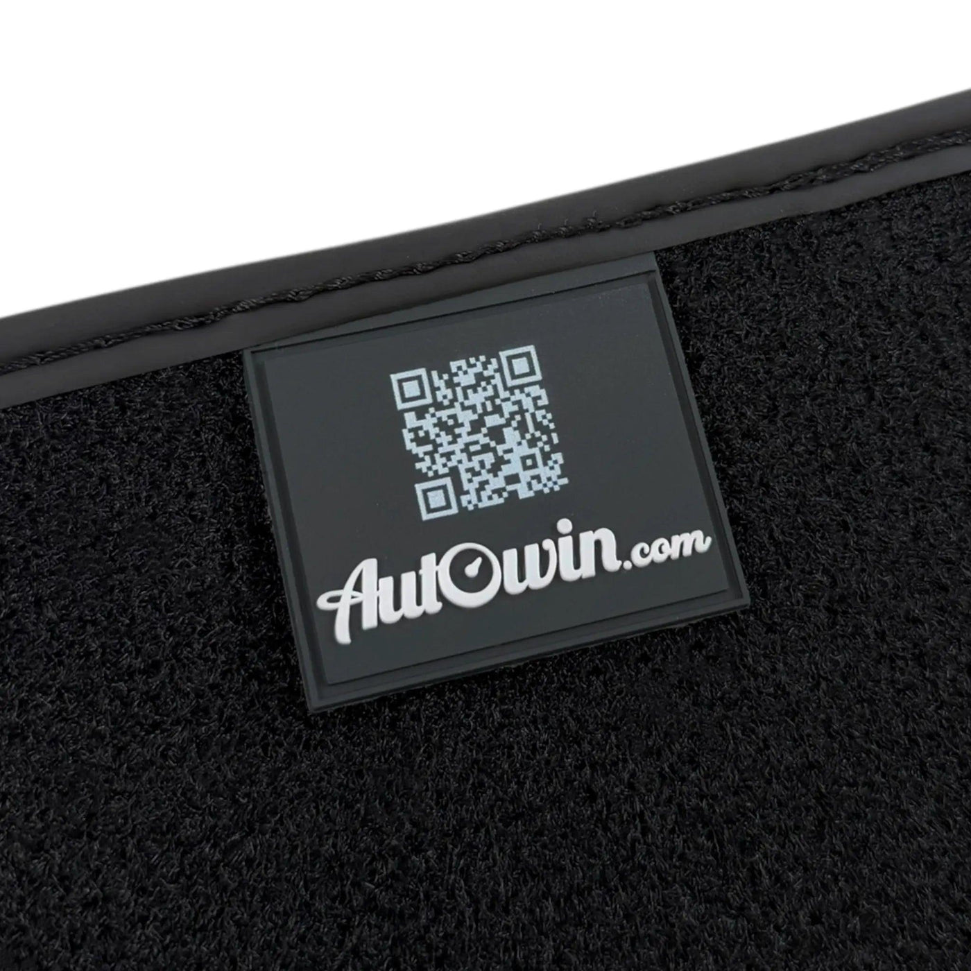 Black Floor Mats for BMW 1 Series F70 with Green Leather ER56 Performance