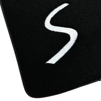 Black Floor Mats for Mini Cabrio R52 Convertible (2004-2009) - AutoWin