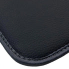 Black Floor Mats for Mini Cabrio R56 Convertible (2009-2016) with Gray Trim - AutoWin