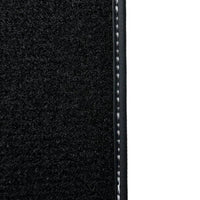 Black Floor Mats for Mini Clubman F54 (2015-2019) with Leather - AutoWin