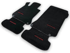 Black Leather Floor Mats For Mercedes Benz S-Class V223 (2021-2023) Hybrid | ER56 Design - AutoWin