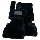 Black Sheepskin Floor Mats For Mercedes Benz A-Class W177 Hatchback (2018-2023) | ER56 Design - AutoWin