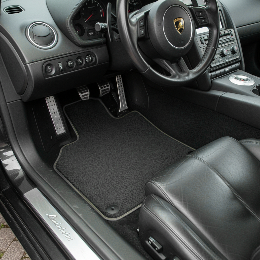 Maßgefertigte Fußmatten für Lamborghini Gallardo Marke Autowin