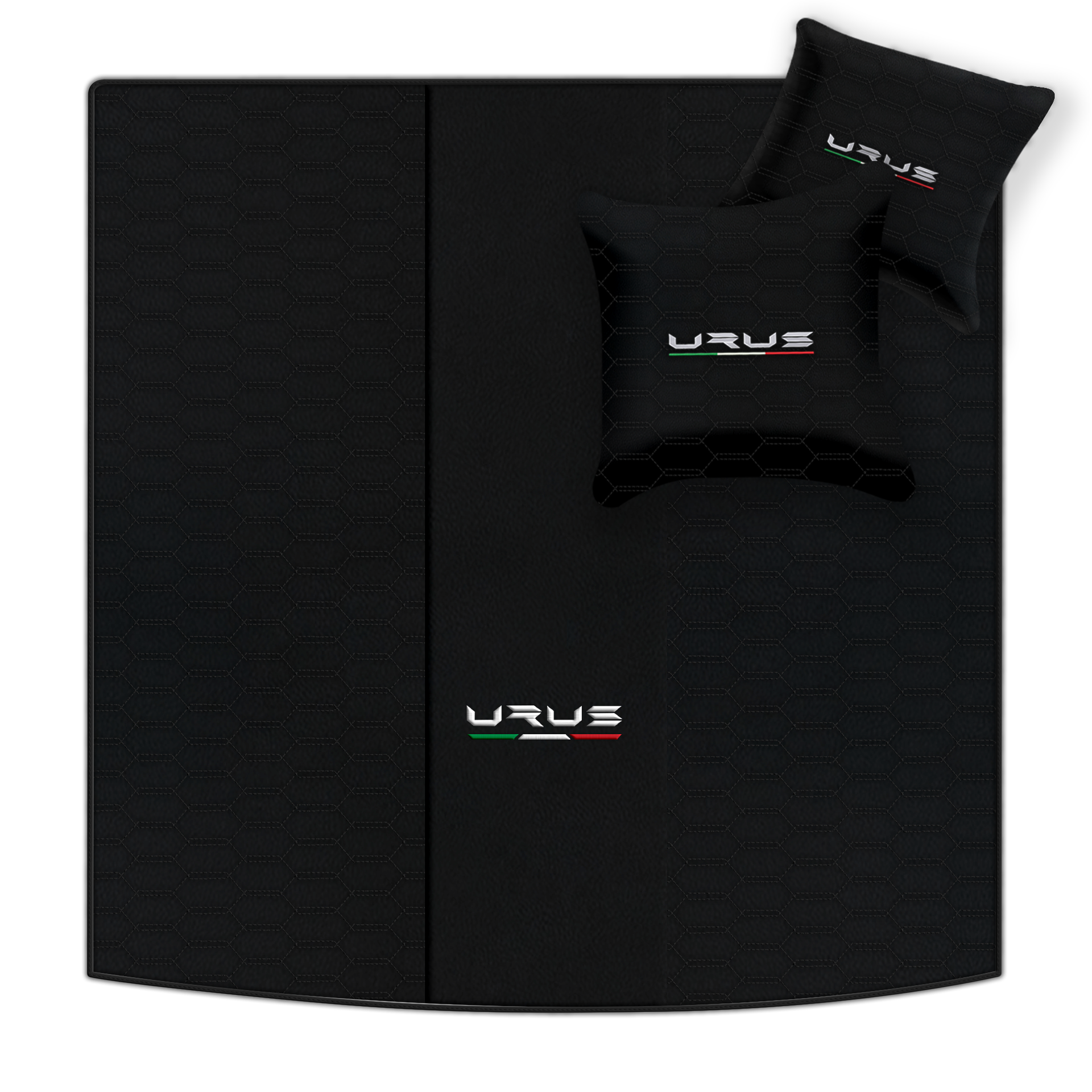 Floor Mats For Lamborghini Urus Black Tailored Yellow Edition - AutoWin.EU